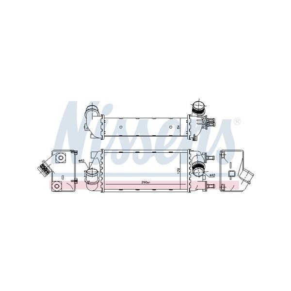 Intercooler Nissens 96271 NISSENS Intercooler Nissens 96271 NISSENS