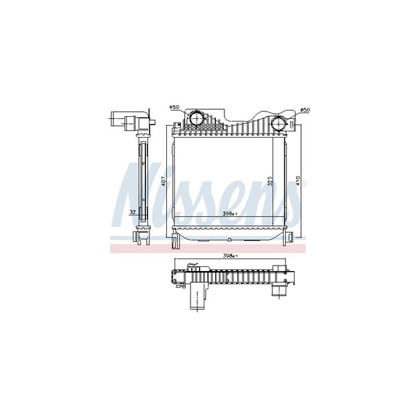 Intercooler Nissens 96273 NISSENS