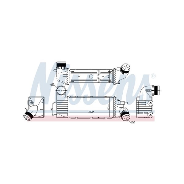 Intercooler Nissens 96277 NISSENS