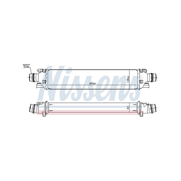 Intercooler Nissens 96279 NISSENS Intercooler Nissens 96279 NISSENS