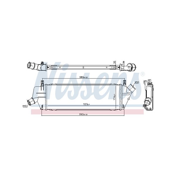 Intercooler Nissens 96307 NISSENS Intercooler Nissens 96307 NISSENS