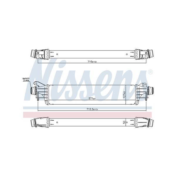 Intercooler Nissens 96311 NISSENS Intercooler Nissens 96311 NISSENS