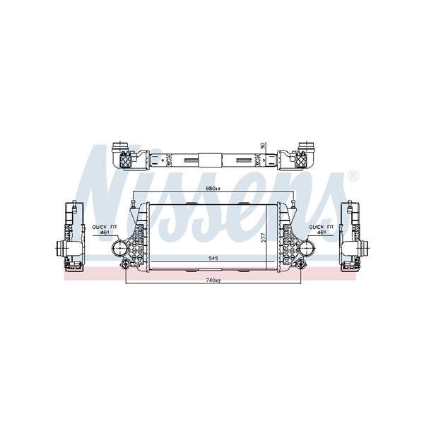 Intercooler Nissens 96332 NISSENS Intercooler Nissens 96332 NISSENS