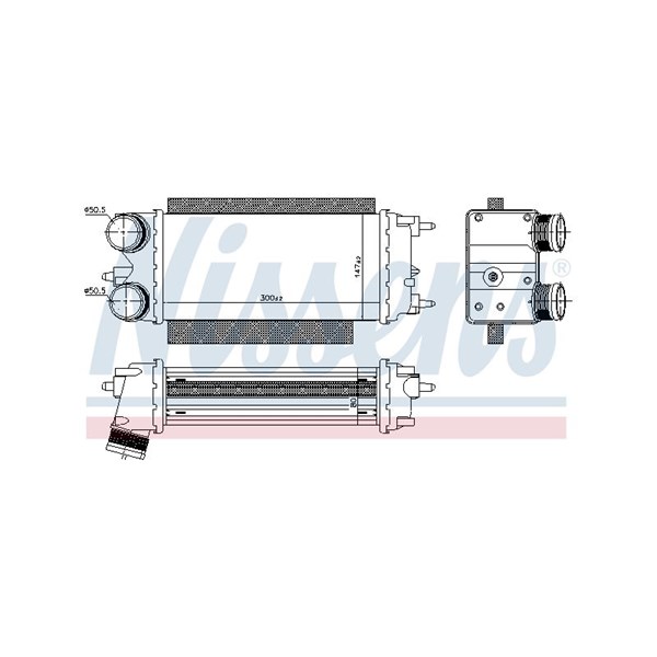 Intercooler Nissens 96357 NISSENS Intercooler Nissens 96357 NISSENS