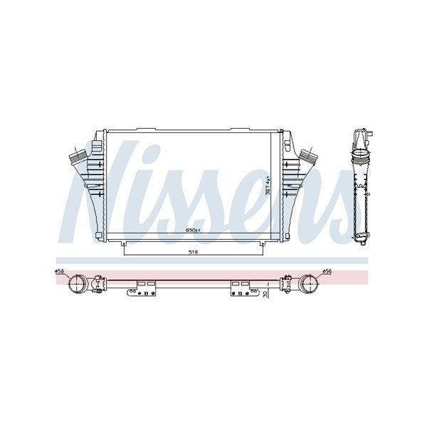 Intercooler Nissens 96376 NISSENS