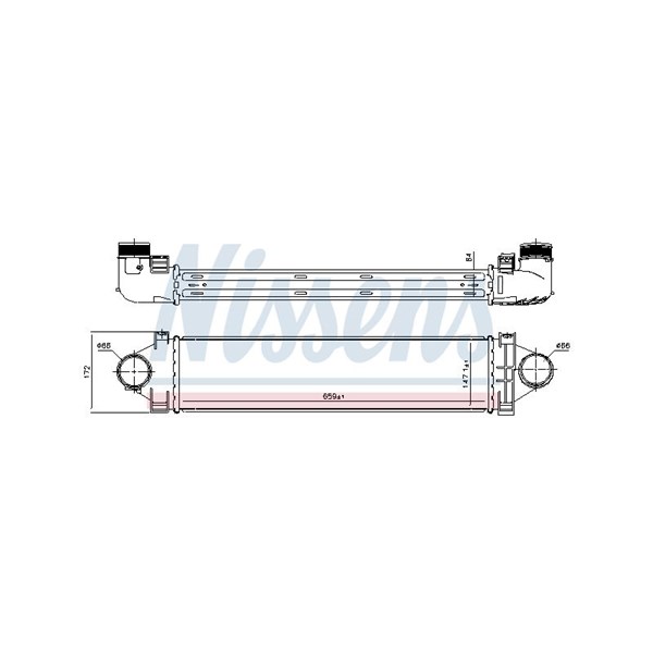 Intercooler Nissens 96383 NISSENS Intercooler Nissens 96383 NISSENS