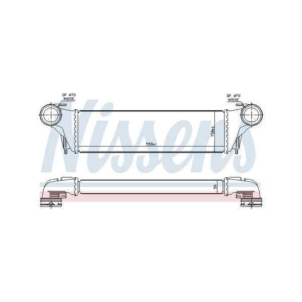 Intercooler Nissens 96387 NISSENS Intercooler Nissens 96387 NISSENS