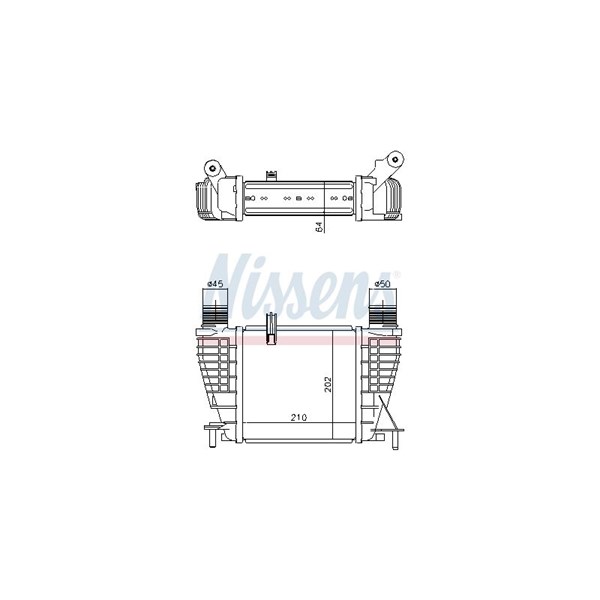 Intercooler Nissens 96396 NISSENS Intercooler Nissens 96396 NISSENS