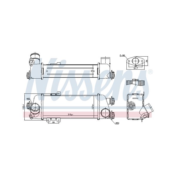 Intercooler Nissens 96409 NISSENS