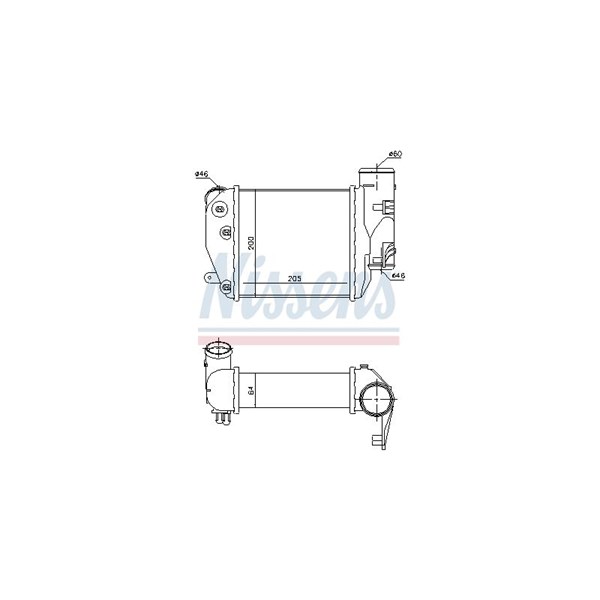 Intercooler Nissens 96417 NISSENS
