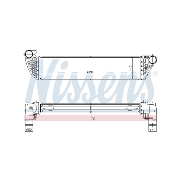 Intercooler Nissens 96418 NISSENS Intercooler Nissens 96418 NISSENS