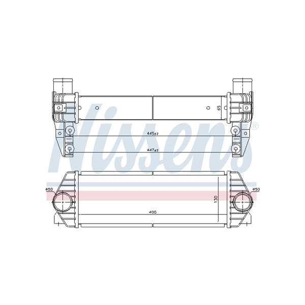Intercooler Nissens 96435 NISSENS Intercooler Nissens 96435 NISSENS