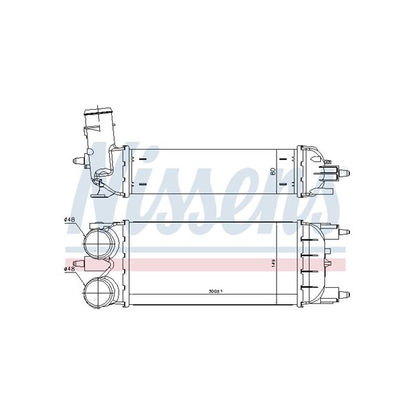Intercooler Nissens 96437 NISSENS Intercooler Nissens 96437 NISSENS