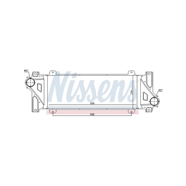 Intercooler Nissens 96448 NISSENS