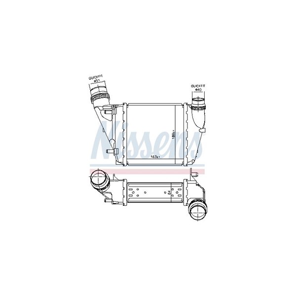 Intercooler Nissens 96452 NISSENS