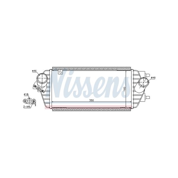 Intercooler Nissens 96456 NISSENS