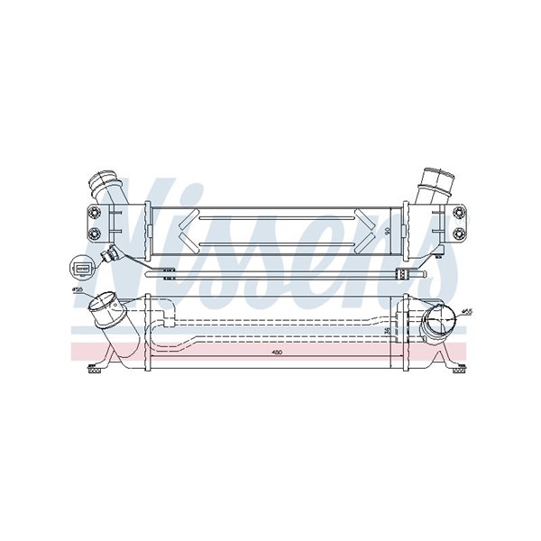 Intercooler Nissens 96459 NISSENS Intercooler Nissens 96459 NISSENS