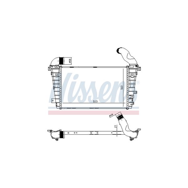 Intercooler Nissens 96461 NISSENS Intercooler Nissens 96461 NISSENS