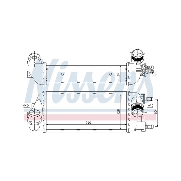 Intercooler Nissens 96466 NISSENS