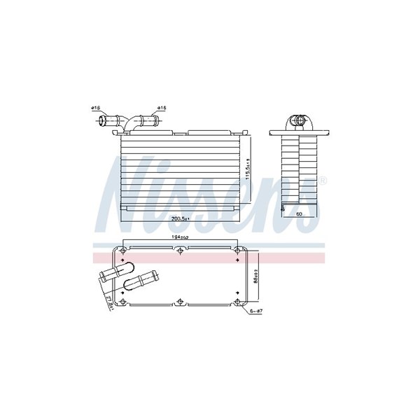 Intercooler Nissens 96470 NISSENS Intercooler Nissens 96470 NISSENS