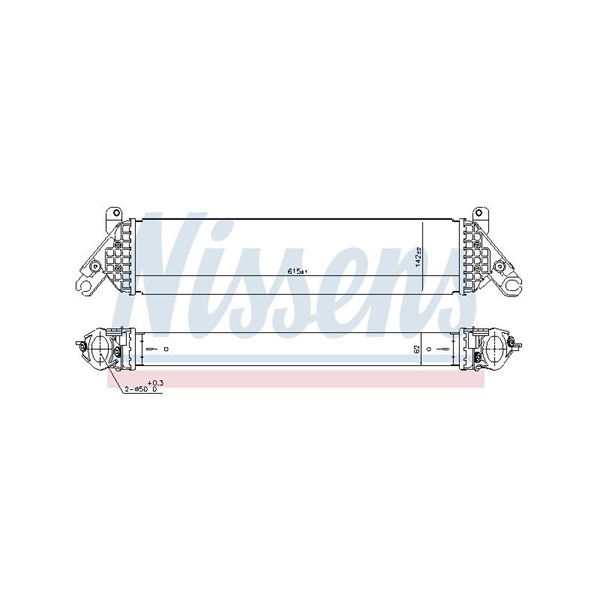 Intercooler Nissens 96485 NISSENS