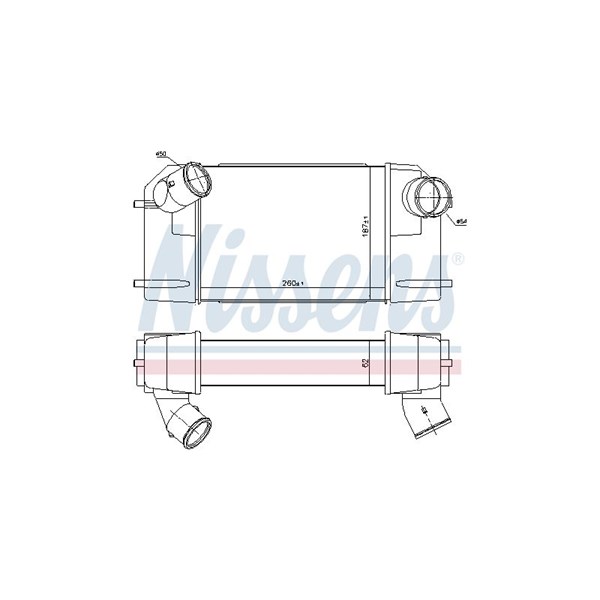 Intercooler Nissens 96489 NISSENS Intercooler Nissens 96489 NISSENS