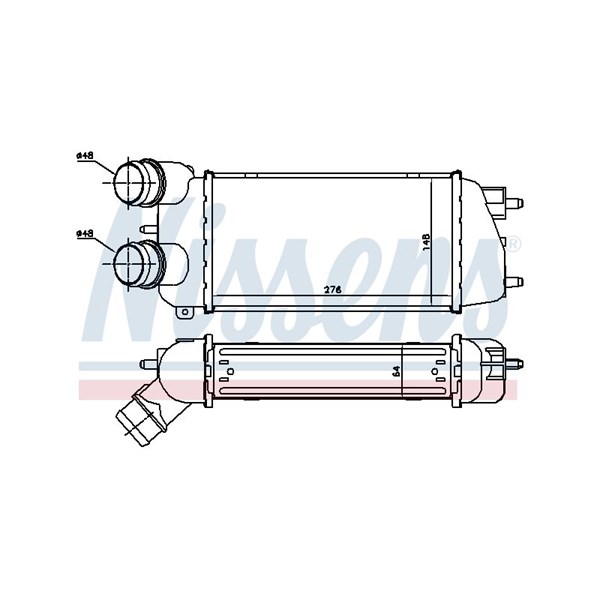 Intercooler Nissens 96495 NISSENS Intercooler Nissens 96495 NISSENS