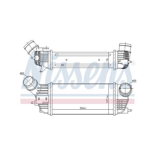 Intercooler Nissens 96497 NISSENS Intercooler Nissens 96497 NISSENS