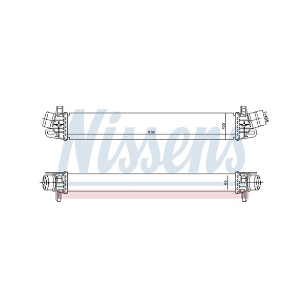 Intercooler Nissens 96507 NISSENS