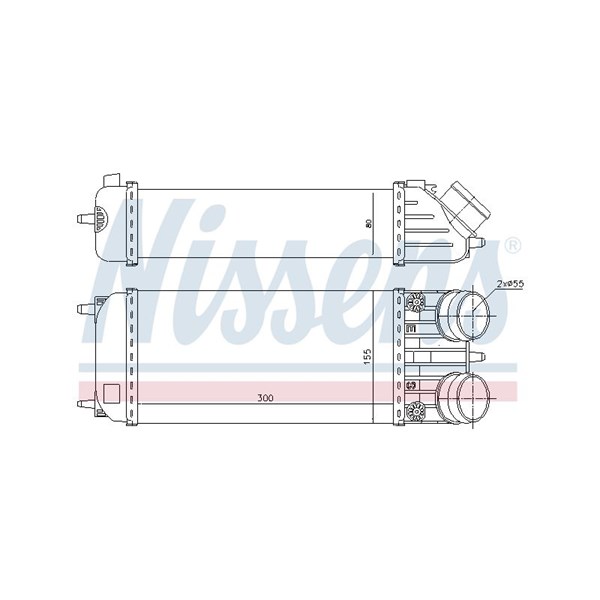 Intercooler Nissens 96508 NISSENS