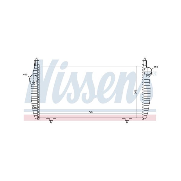 Intercooler Nissens 96510 NISSENS