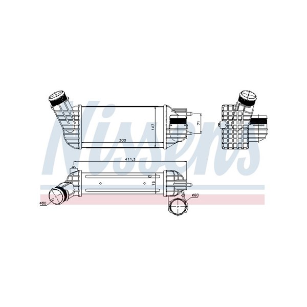 Intercooler Nissens 96512 NISSENS
