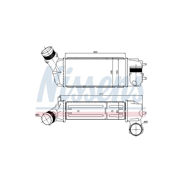 Intercooler Nissens 96515 NISSENS Intercooler Nissens 96515 NISSENS