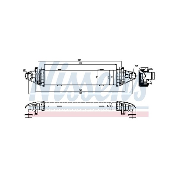 Intercooler Nissens 96535 NISSENS Intercooler Nissens 96535 NISSENS