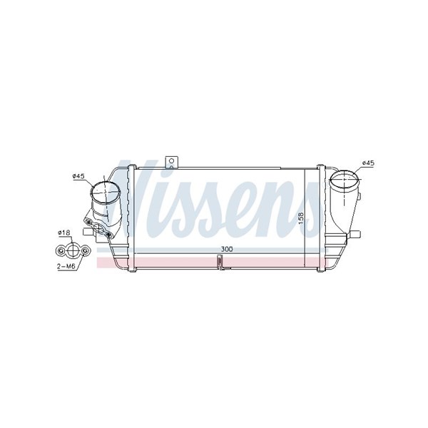Intercooler Nissens 96539 NISSENS