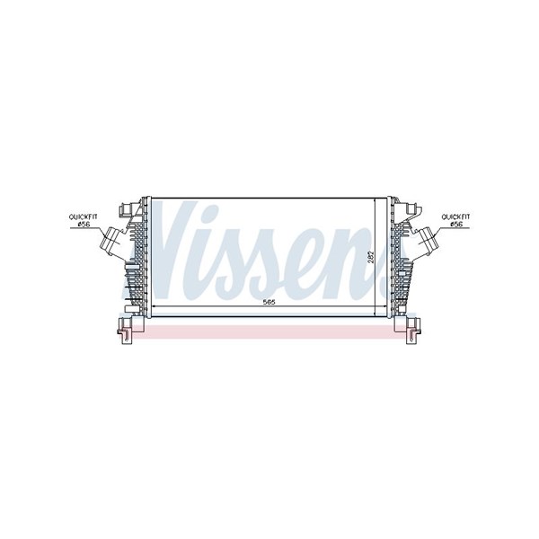 Intercooler Nissens 96556 NISSENS