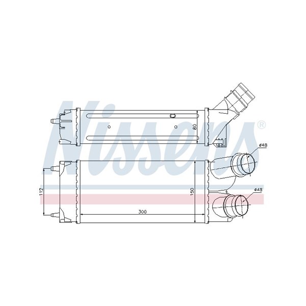 Intercooler Nissens 96584 NISSENS Intercooler Nissens 96584 NISSENS