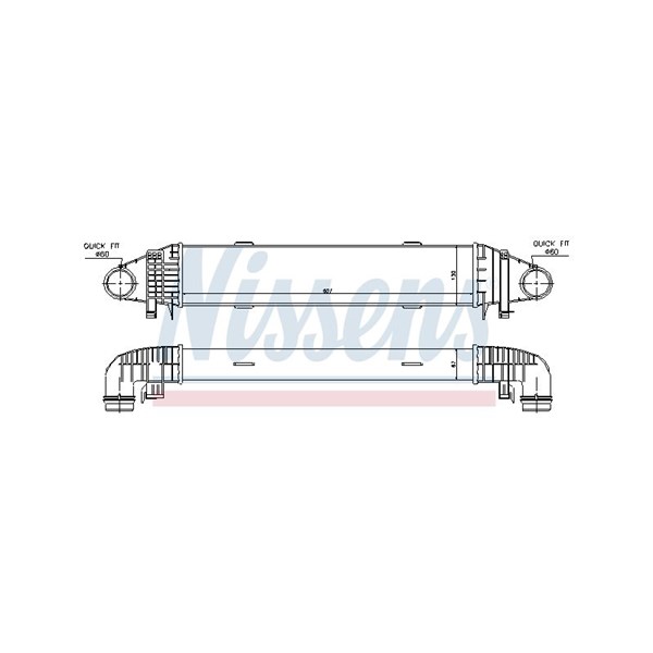Intercooler Nissens 96598 NISSENS Intercooler Nissens 96598 NISSENS