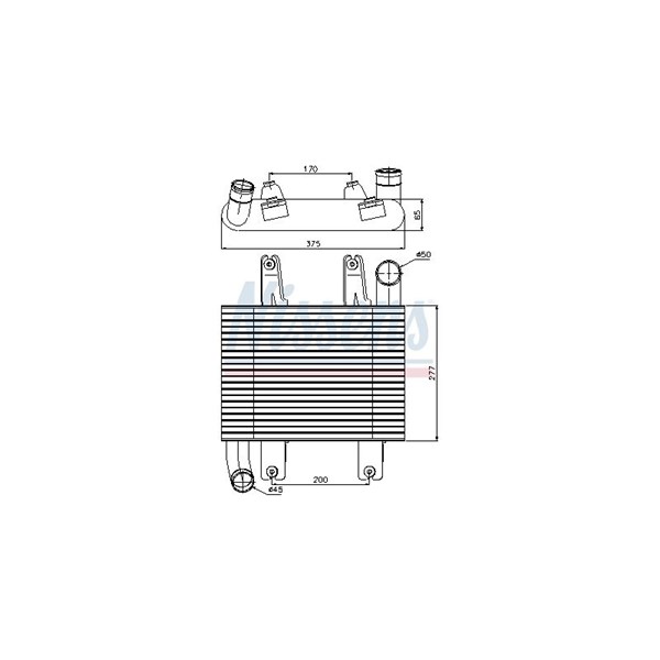Intercooler Nissens 96660 NISSENS Intercooler Nissens 96660 NISSENS