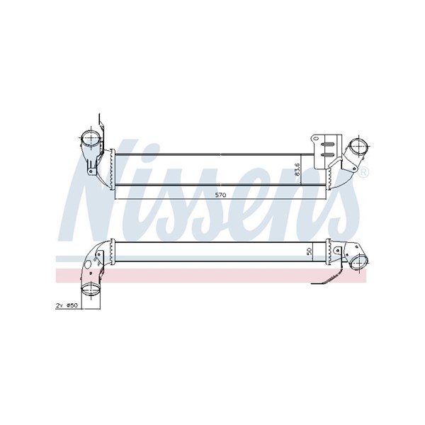 Intercooler Nissens 96712 NISSENS Intercooler Nissens 96712 NISSENS