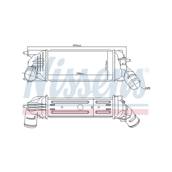 Intercooler Nissens 96719 NISSENS Intercooler Nissens 96719 NISSENS