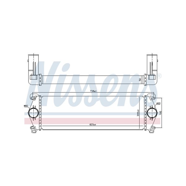 Intercooler Nissens 97071 NISSENS