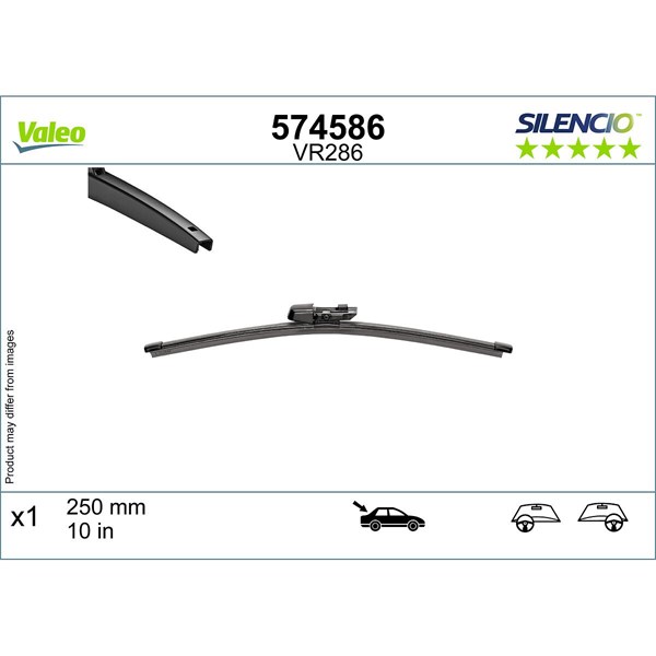 Torkarblad, Bak Valeo 574586 VALEO