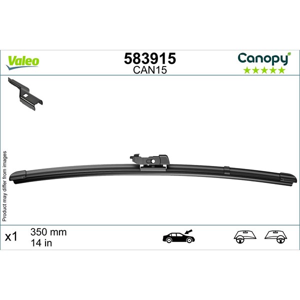 Torkarblad, Passagerarsida Valeo 583915 VALEO