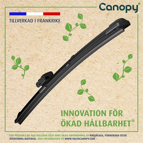Torkarblad, Förarsida, Passagerarsida Valeo 583956 VALEO