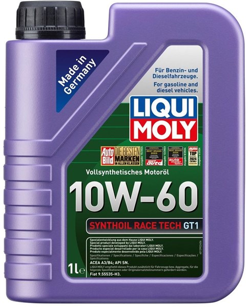 Motorolja LM Synthoil Race Tech GT1 10W-60, 1L LIQUI MOLY LIQUI MOLY