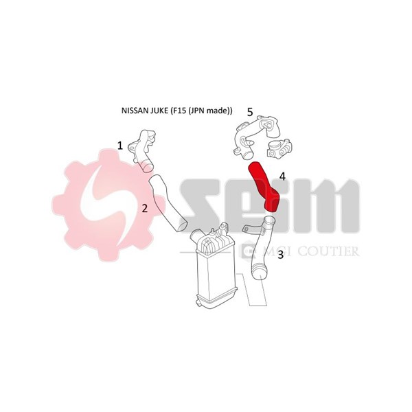 Laddluftslang Seim 981443 SEIM