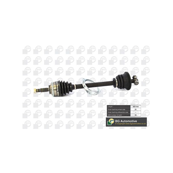 Drivaxel, framaxel vänster Bga DS7300LA BGA