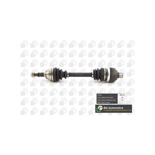 Drivaxel, framaxel höger Bga DS9516R BGA