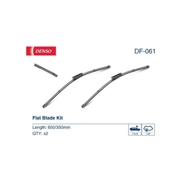 Torkarblad, Förarsida, Passagerarsida Denso DF-061 DENSO